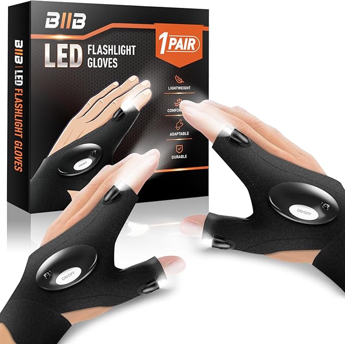 Guantes con luces leds