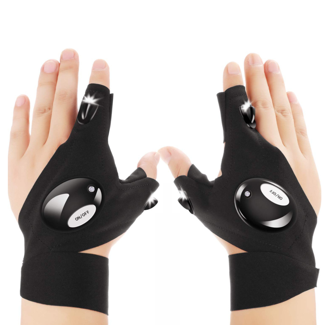 Guantes con luces leds